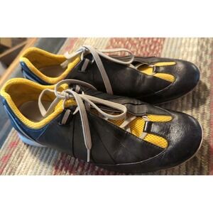 Women's Nike Lab G Series Shoes Sneakers  Black W/Yellow Mesh Size 8.5 B